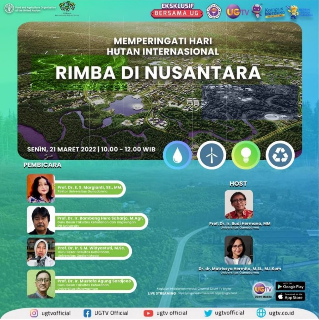Universitas Gunadarma Peringati Hari Hutan Internasional